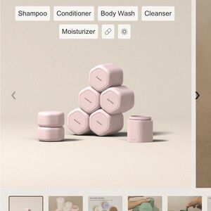 Cadence Pink Travel Containers Set